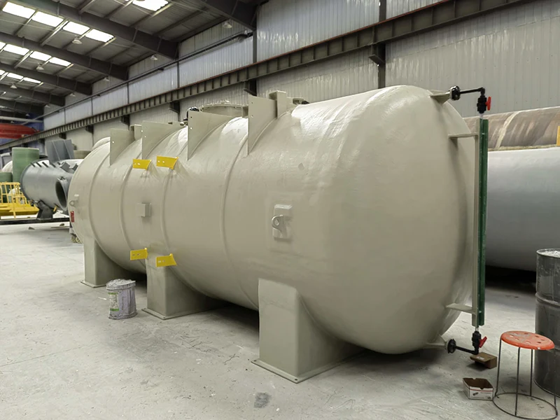 Horizontal FRP Storage Tank